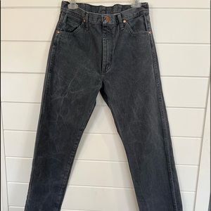 Vintage Grey Wash Wrangler Jeans
